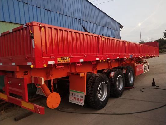 40-100 ton maximale lading 12.00R22.5/11.00R20 banden zijkant dump truck tipper half-trailer