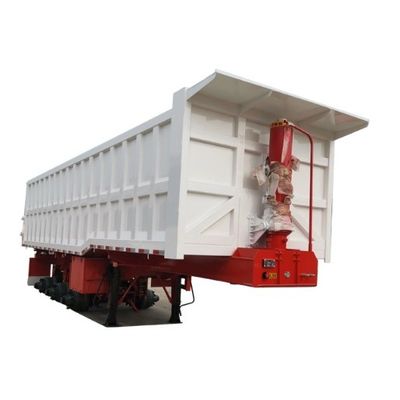 5 Assen Hydraulische Achterste Dump Halve Aanhanger Tipper Halve Truck Tipping Trailers door Wosheng