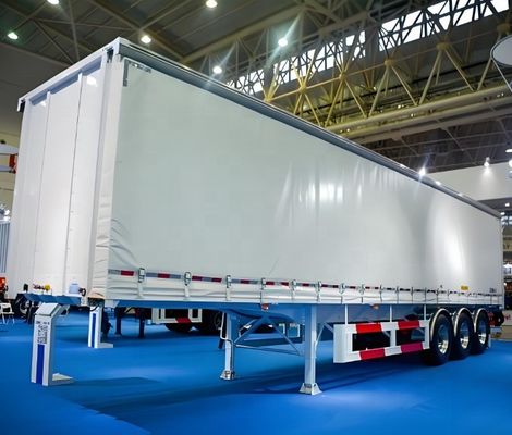 WS Aanpasbare drieassige Canvas Side Curtain Container Semi-trailer Op verzoek van de klant