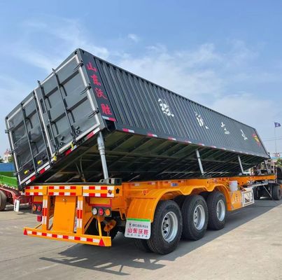 90 mm*13/16 mm*10 laag bladveer van staal zijdelingse dumpkoppelaar halve aanhanger voor landbouw