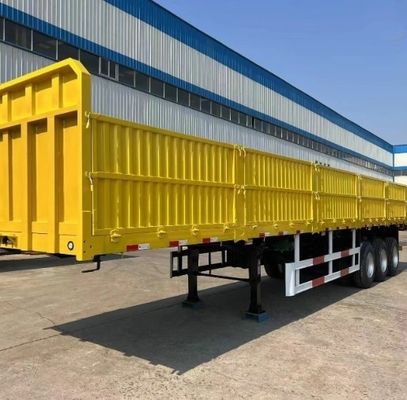 3 Assen Bulk- en containervervoer Staal zijwandhalve aanhangwagen voor vrachtwagens