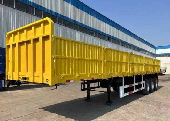 3 Assen Bulk- en containervervoer Staal zijwandhalve aanhangwagen voor vrachtwagens