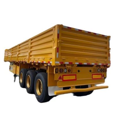 Truck Trailer 3 Assen 40-100ton Steel Side Wall Semi-Trailer met en betaalbaar
