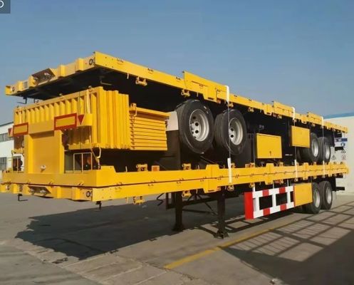 Truck Trailer 3 Assen 40-100ton Steel Side Wall Semi-Trailer met en betaalbaar