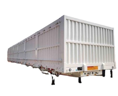 Maximale lading 40-80 ton Semi-trailer Wosheng's 40 ton Tri-axel met staal materiaal