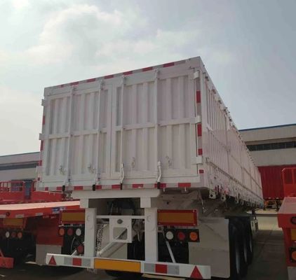 Maximale lading 40-80 ton Semi-trailer Wosheng's 40 ton Tri-axel met staal materiaal