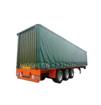 Topverkoop Klantenverzoek Semi-trailer met 3 assen 40ft 45ft Groen zijkorting