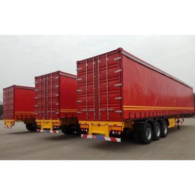 Dual Line Brake System WABCO Tri Axles 60 Tons zijkant gordijn aanhangwagen voor vervoer