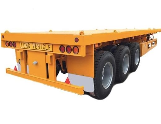 20 jaar ervaring in de productie van 2/3/4 assen container staal platbed half-trailer