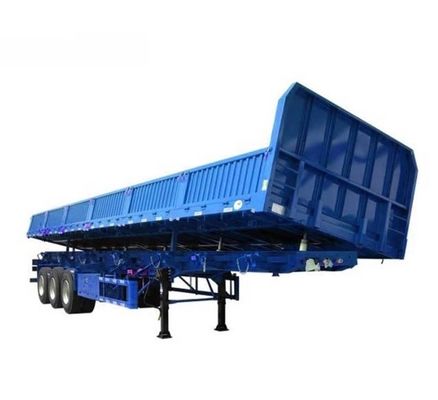 Tri-assige hydraulische lift, zijdelingse kantelbak, zijdelingse dump, halfrol met maximale lading 30-100T