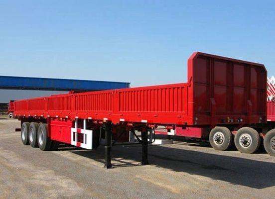 Ontwerp 3 Assen Zijdekant Semi-trailer Cargo Transport Zaan Type Flatbed Semi-trailer