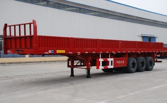 12400X2500X3650mm WS Tri-Axle Sand Transport Semi-trailer met mechanische ophanging