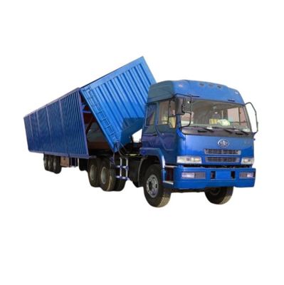 3 assen zijdelings dumper Semi-trailer zijdelings wandverwerper dumper truck WS Hydraulische transportindustrie