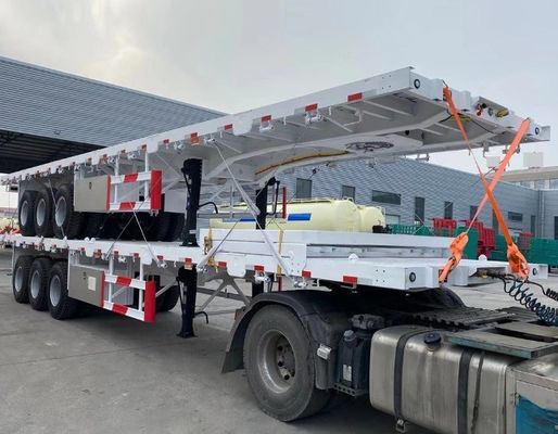 2 assen 3 assen 4 assen 20' 40' 45' Container flatbed semi trailer voor vrachtwagenbanden 12R22.5