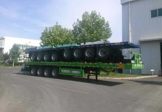 2 assen 3 assen 4 assen 20' 40' 45' Container flatbed semi trailer voor vrachtwagenbanden 12R22.5