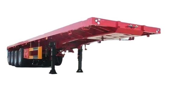 Flatbed Flatdeck Truck Trailer Container Semi-Trailer Aanpassing 60/80 Tons Maximale lading