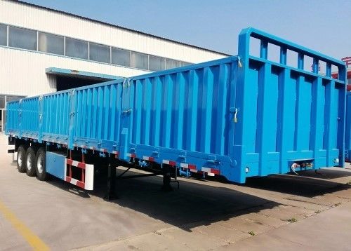 3 assen Drop Side Wall Semi-trailer Geschikt voor het vervoer van vracht hek ontwerp