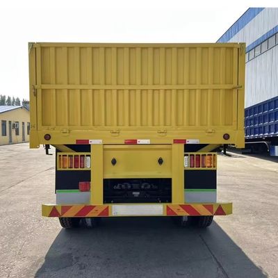 Staal 3 as 40ft 12,4m hek vracht Semi-trailer zijwand Truck trailer voor bulk vracht