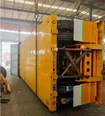 30-80 ton 2 3 4 assen 20 40 45 voet plat bed half-trailer met en aanpasbare grootte