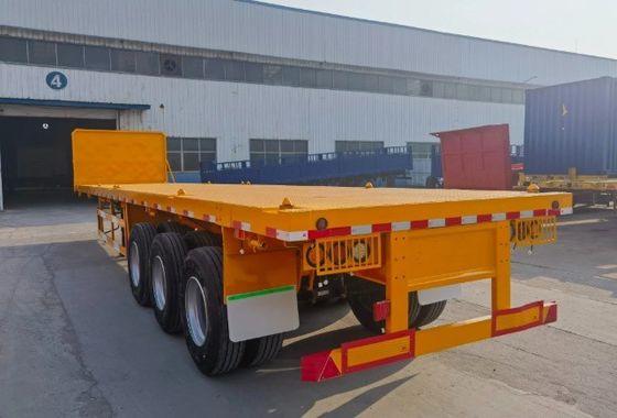 Semi-trailer 3pc Axe Direct Flatbed Flatdeck Flatboy Truck Trailer Container Flat Bed