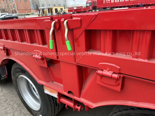 Directe 4 assen 16 wielen lage half-trailer met een maximale lading van 30TON/60TON/80TON/100TON