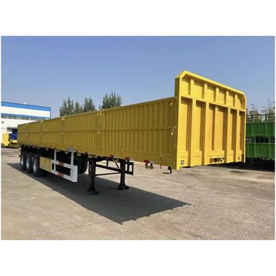 Mechanische ophanging 40 ton Tri-axel hek type vracht aanhangwagen zijwand half-aanhangwagen