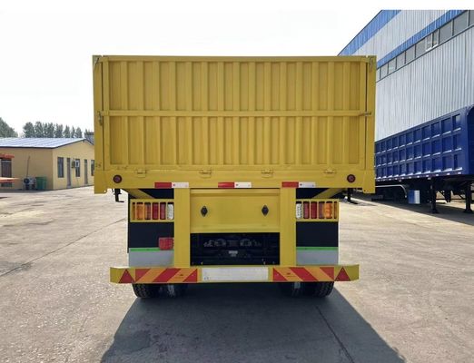 Mechanische ophanging 40 ton Tri-axel hek type vracht aanhangwagen zijwand half-aanhangwagen