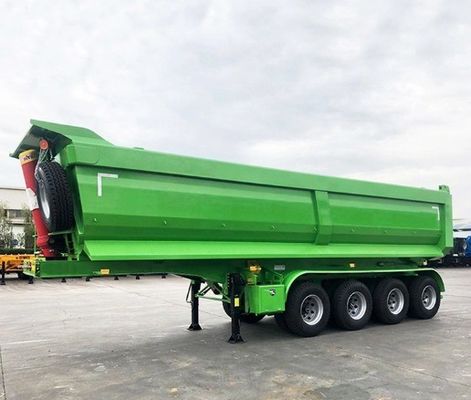 45Cbm 60Ton Dump Truck Trailers Achtersteen Dump Trailer voor het transport van zandsteen