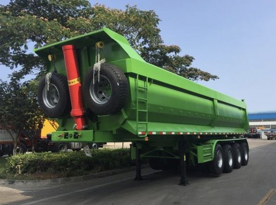 45Cbm 60Ton Dump Truck Trailers Achtersteen Dump Trailer voor het transport van zandsteen