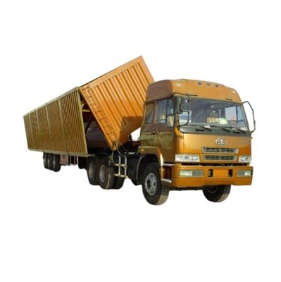 Vrachtwagen aanhangwagen 3 assen Hydraulische zijdelingse aanhangwagen met een maximale lading van 40-100 ton