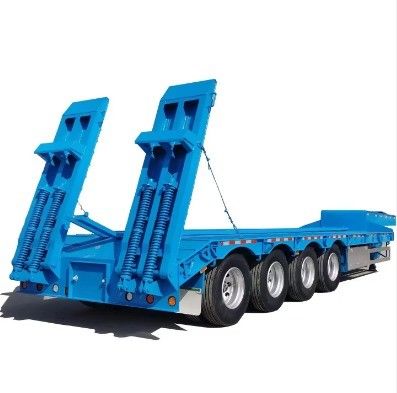 3 Assen Gooseneck Lowboy Low Loader Truck Trailer voor graafmachine We hebben je gedekt