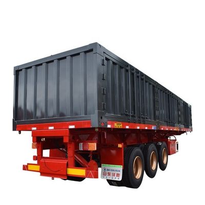 3 assen zijdelingse drop tipper dump half aanhanger met 28 ton landingsgestel en aanpassing