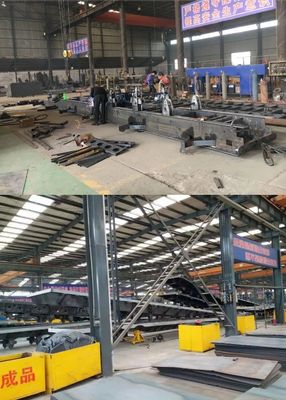 3/4-assige zijwandhalve aanhangwagen pallet boxboard platbed aanhangwagen met 12.00R22.5 banden
