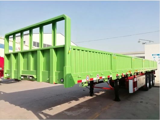Aanpasbare maximaal bruikbare lading zijwandhalve trailer voor vrachtvervoer