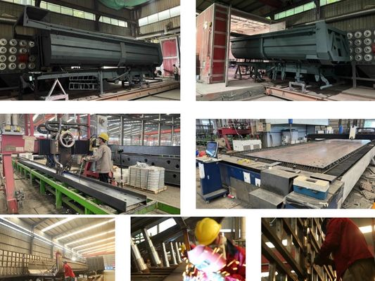 Aanpasbare maximaal bruikbare lading zijwandhalve trailer voor vrachtvervoer