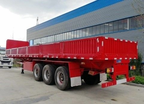 30-90 ton hektype vrachtwagen aanhangwagen zijwand halve aanhangwagen voor bulk