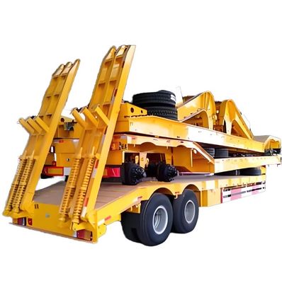 Maximale laadkracht 30000 kg laagbed Lowboy laagbed Halve aanhangwagen voor vrachtwagens en andere uitrusting