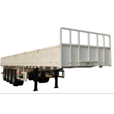 40 ton hek type vrachtwagen treilers zijwand half aanhangwagen met 13/16/20 ton as