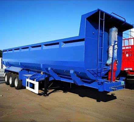 Goedkope Semi-trailer voor 3 Assen 4 Assen Tilting achterste Dump Tipper Dump Semi-trailer