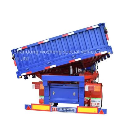 Direct 3 axels Box Semi-trailers met Side Open Trailers King pin 2&quot; 50mm or3.5&quot; 90mm