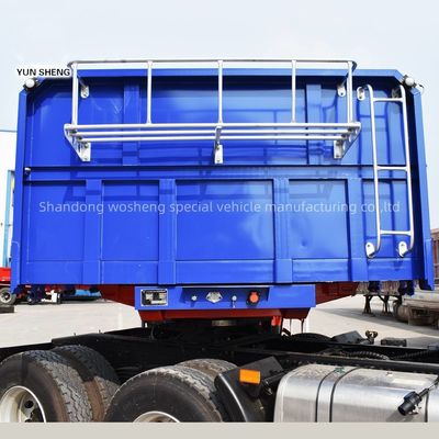 Direct 3 axels Box Semi-trailers met Side Open Trailers King pin 2&quot; 50mm or3.5&quot; 90mm