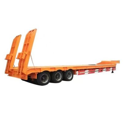 5 Assen 100 of 120 Tons Gooseneck Lowbed Semi-trailer voor het vervoer van zwaar materieel