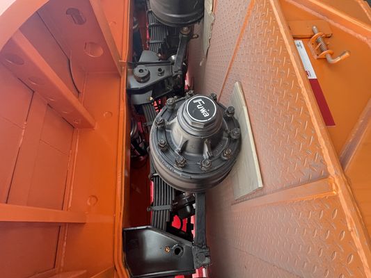 5 Assen 100 of 120 Tons Gooseneck Lowbed Semi-trailer voor het vervoer van zwaar materieel