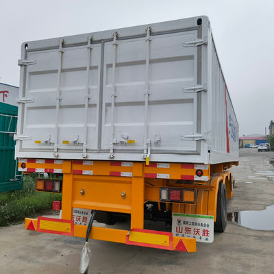 30-100 ton zijdelingse ophanger-ophangende dumptrailer-ophangende graan-halftrailer voor vrachtwagenvervoer
