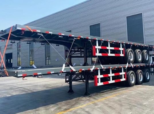 Persoonlijke grootte en kleur 3 4 ascontainer platbed platte halfrol voor vrachtwagen