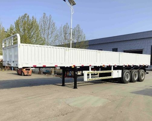 Maximaal laadvermogen van 30000 kg Staal hek dropside zijwand halfwagen voor bulkvervoer