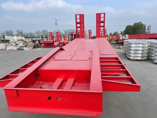 Mechanische ophanging lagebed vrachtwagen aanhangwagen 60 80 100 ton capaciteit voor zware lasten