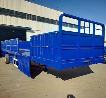Aanpasbare 50T 3 as zijwand Semi-trailer met 600mm en 800mm zijplaat hoogte