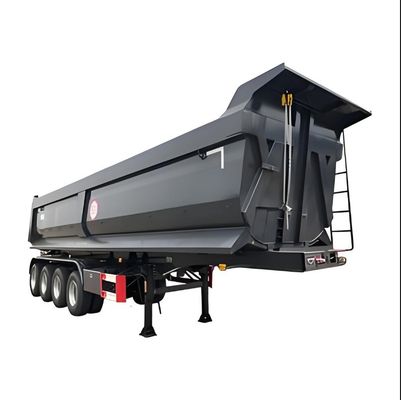 Maximaal laadvermogen 40000 kg U-vormige ophangwagen voor vrachtwagen van 20 jaar Wosheng Halvophangwagen