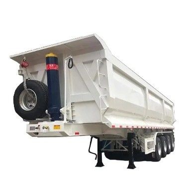 Maximaal laadvermogen 40000 kg U-vormige ophangwagen voor vrachtwagen van 20 jaar Wosheng Halvophangwagen